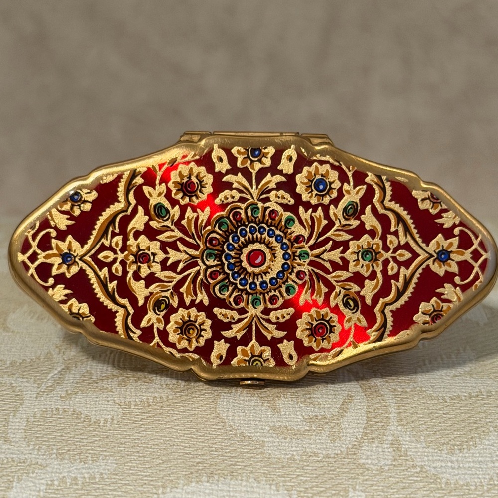 Vintage Stratton England Lipstick Holder with Mirror